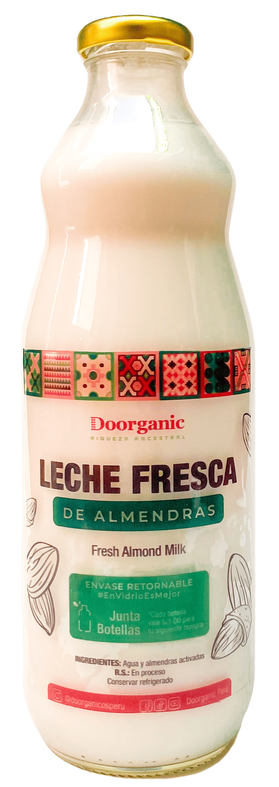 LECHE DE ALMENDRAS 1 LTRO DOOGANIC