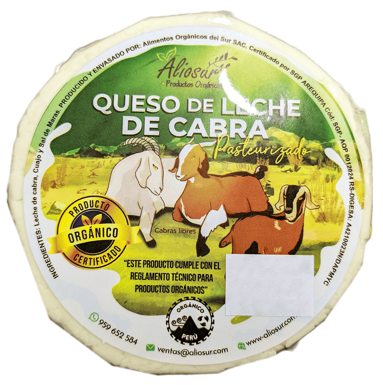 QUESO DE CABRA MOLDE ALIOSUR