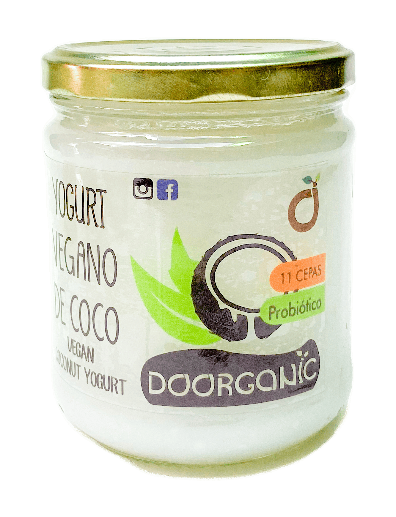 YOGURT VEGANO COCO 450 GRMS DOORGANIC