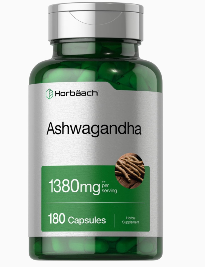 Horbaach - Ashwagandha 1380mg | 180 cápsulas 