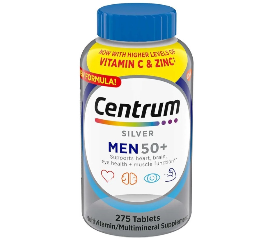 Centrum Silver Multivitamínico para hombres de 50+ | 275 tabletas 