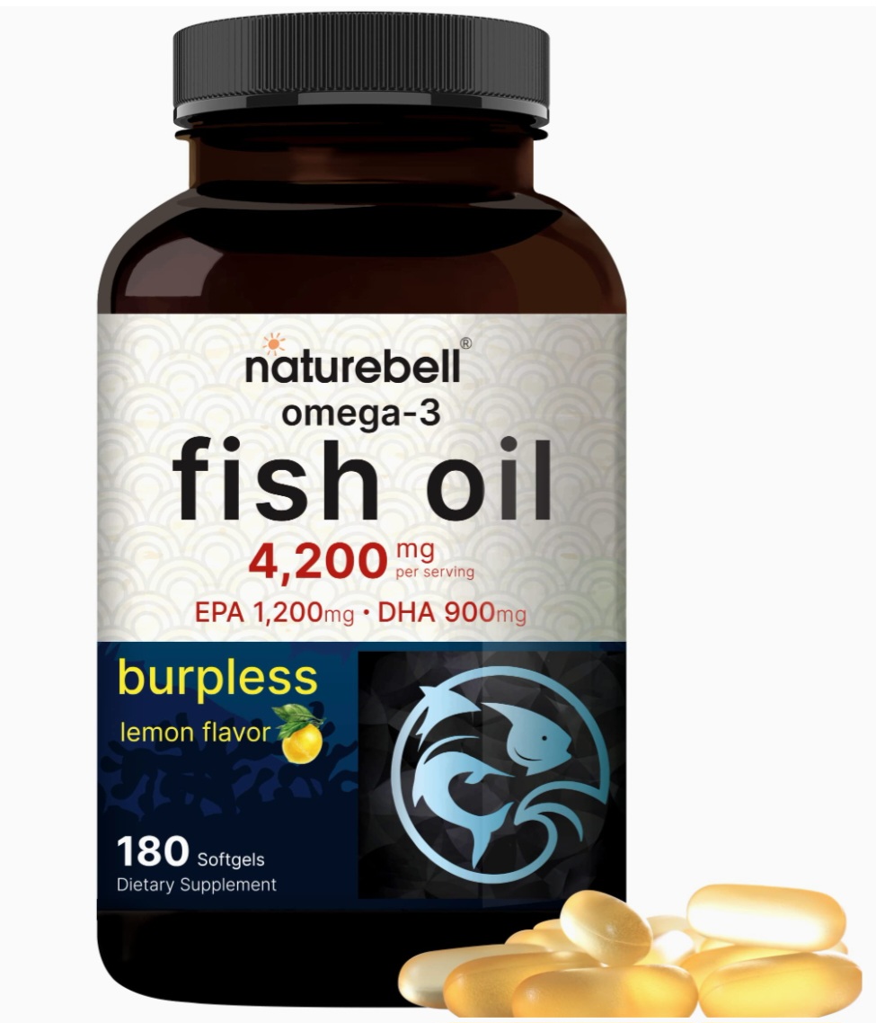 Naturebell  Omega 3 4200mg | 180 cápsulas blandas 