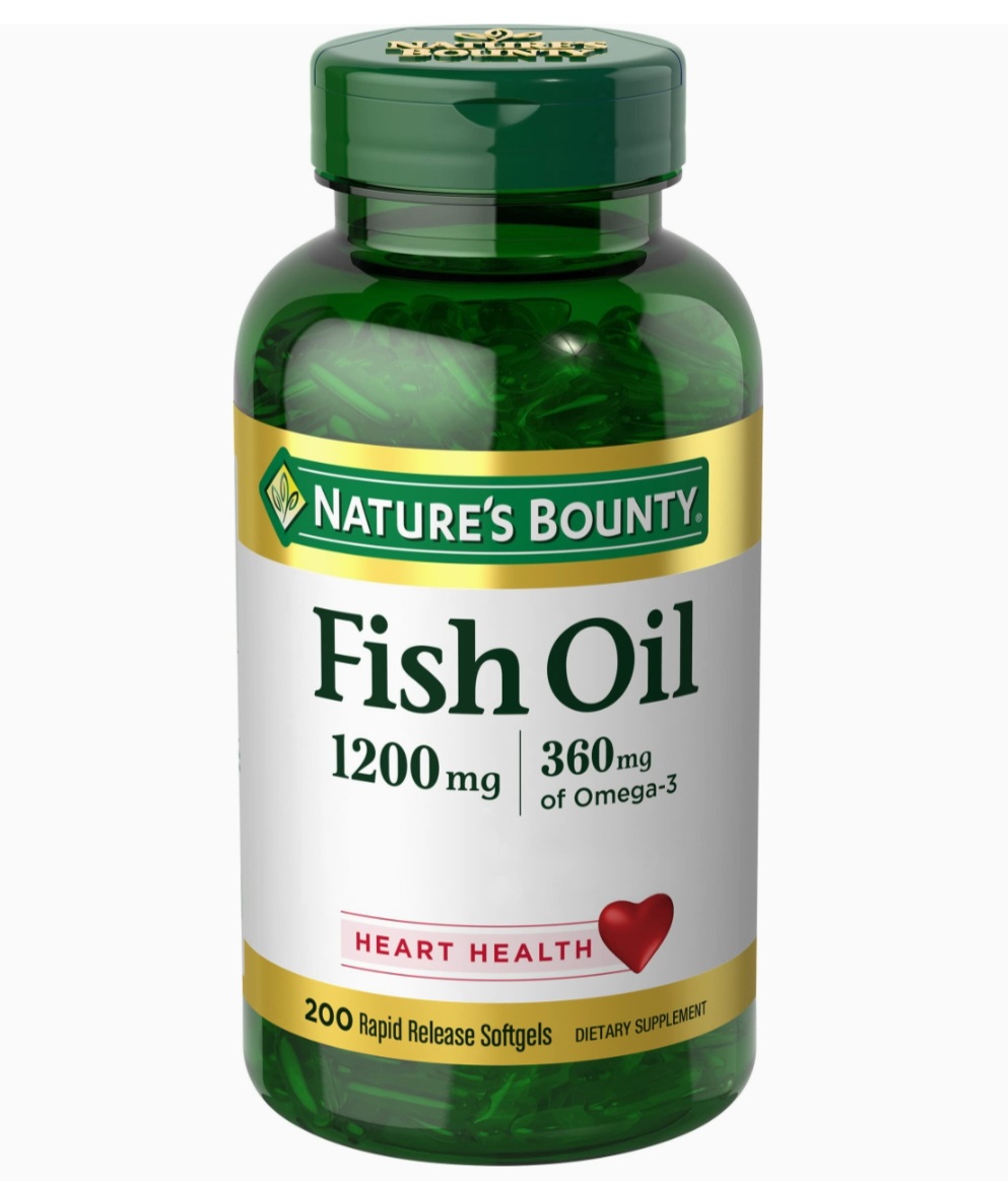 Natures Bounty Omega 3 1200mg | 200 cápsulas blandas 