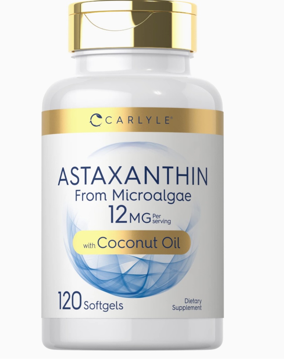 Carlyle - Astaxantina 12mg | 120 cápsulas blandas | Suplemento de micro algas con aceite de coco