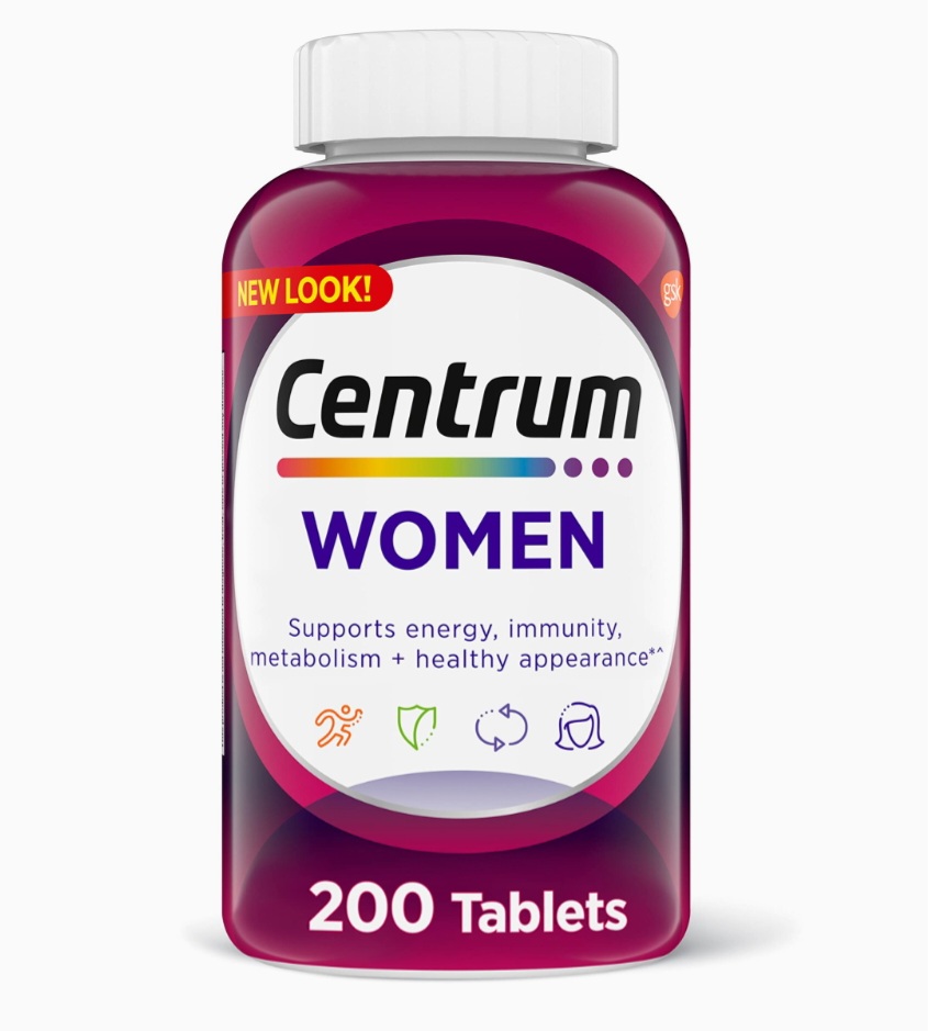 Centrum - Multivitamínicas para mujeres | 200 tabletas 