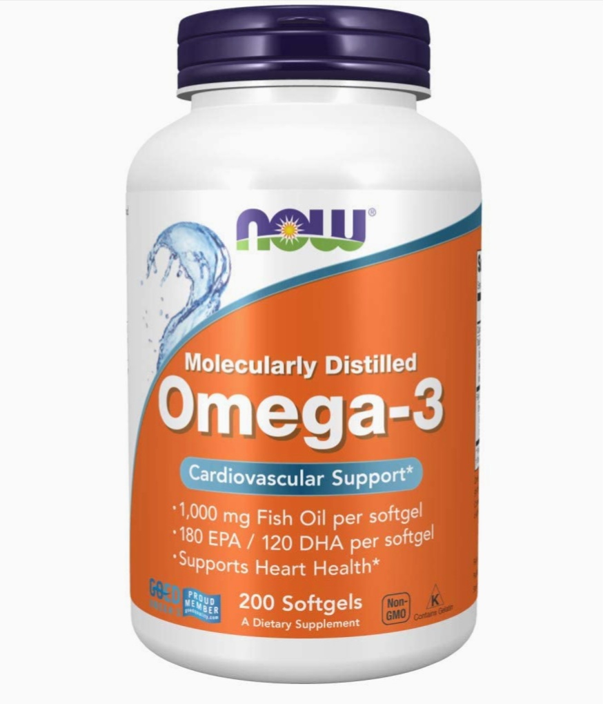 Now  Omega 3 1000mg | 200 cápsulas blandas