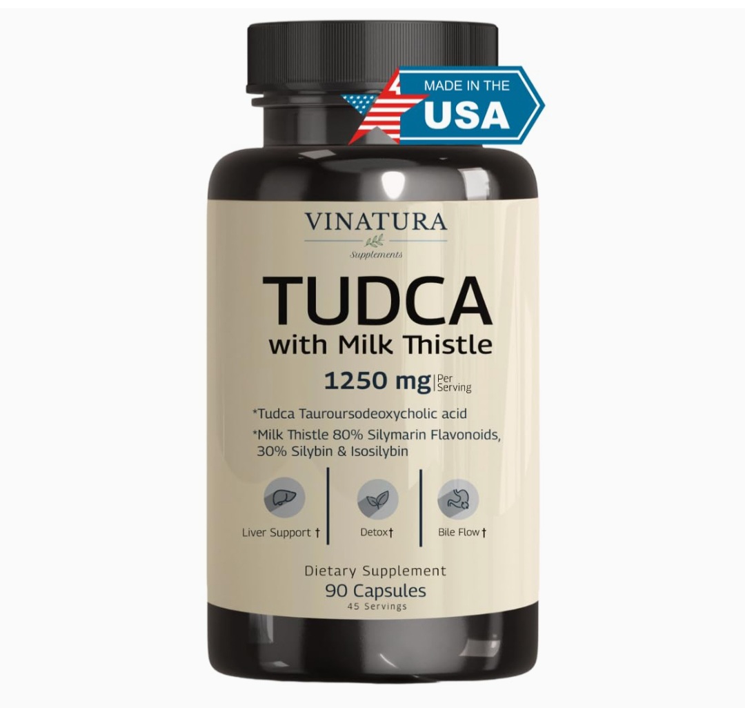 Vinatura  Tudca & Cardo Mariano 1250mg | 90 cápsulas 