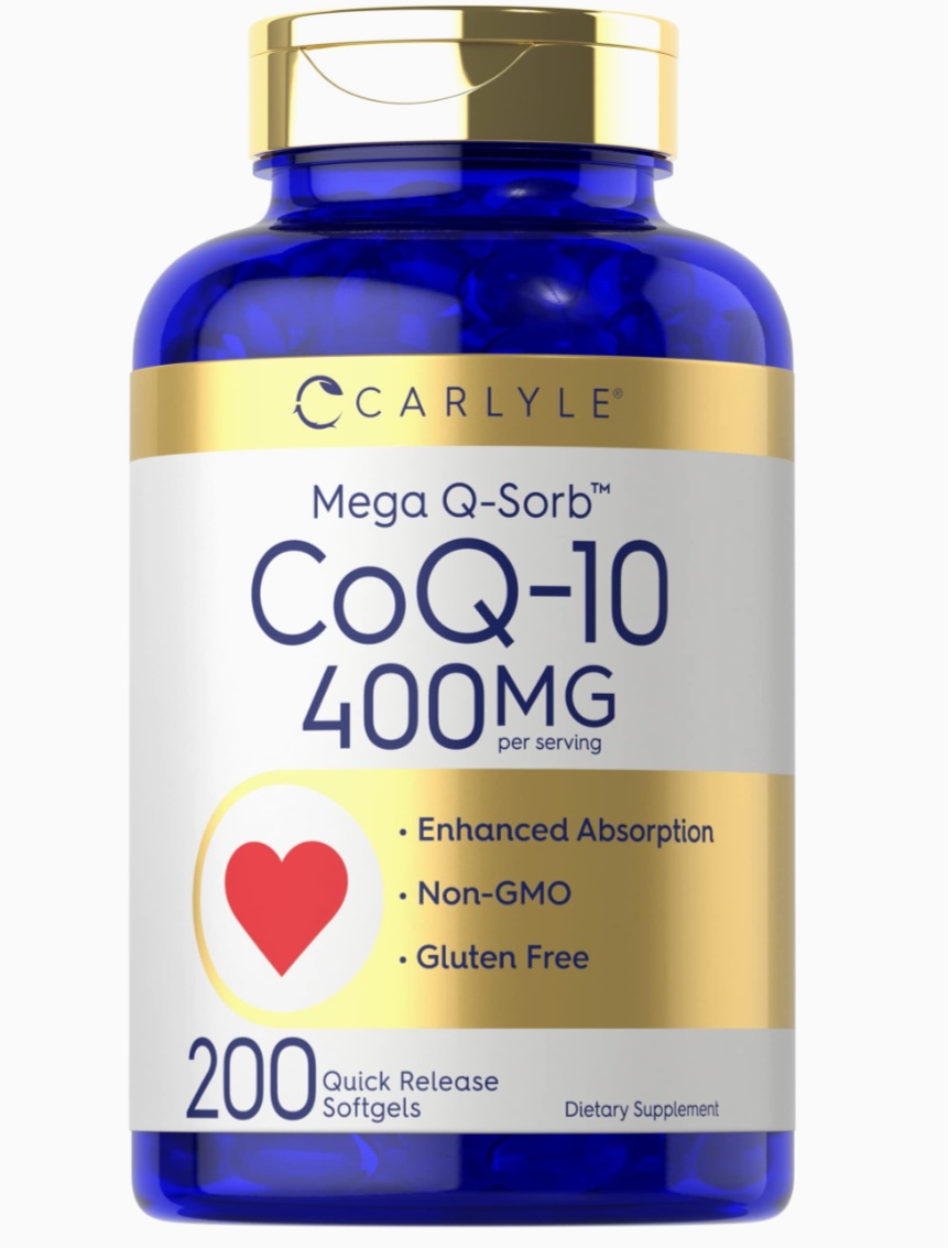 Carlyle - CoQ10 400mg | 200 cápsulas de gel