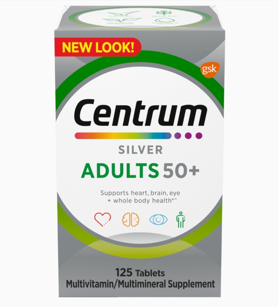 Centrum  Multivitamínicas para adultos 50+ | 125 tabletas 