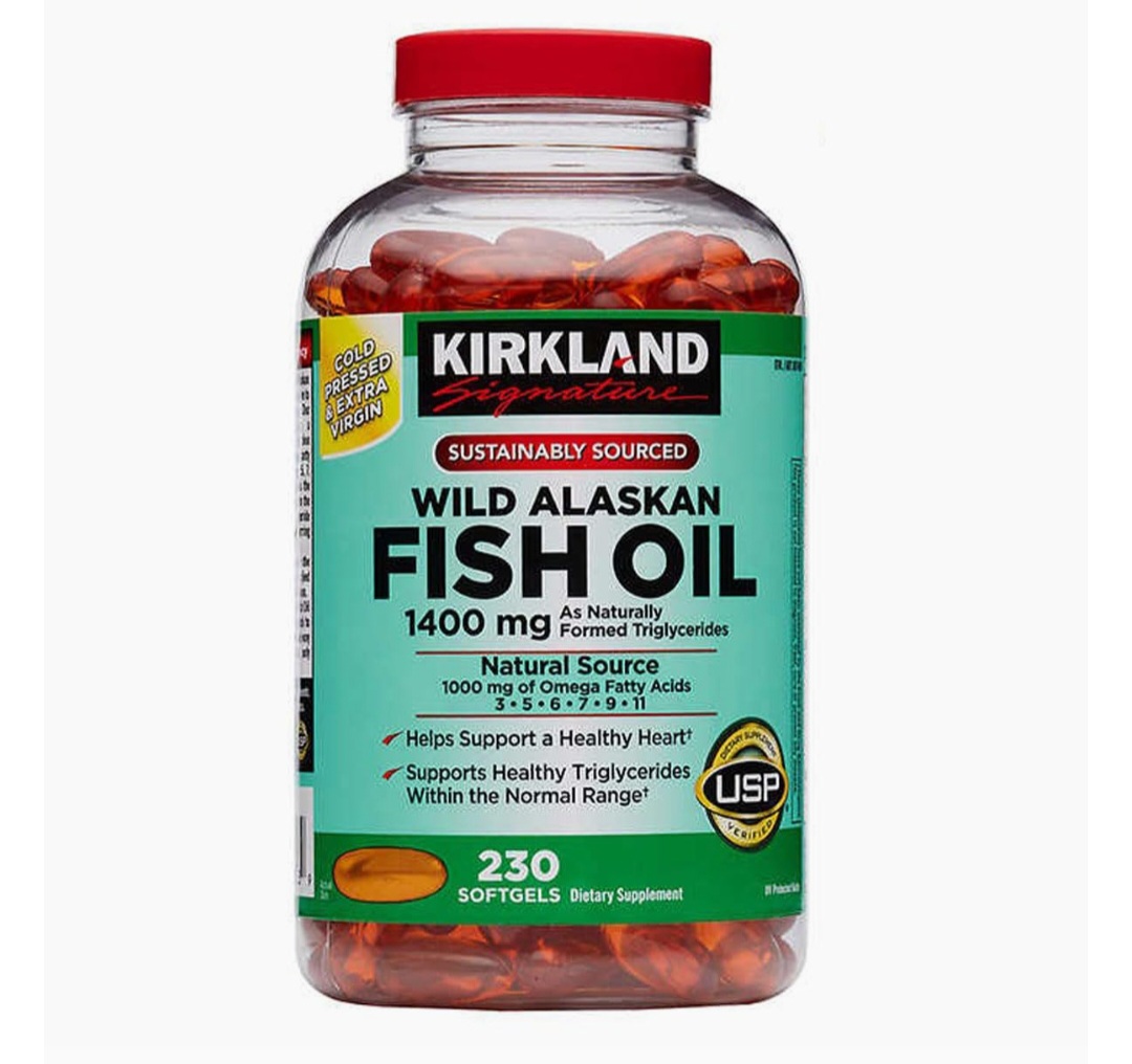 KIRKLAND - Wild Alaskan 1400mg | 230 cápsulas blandas 