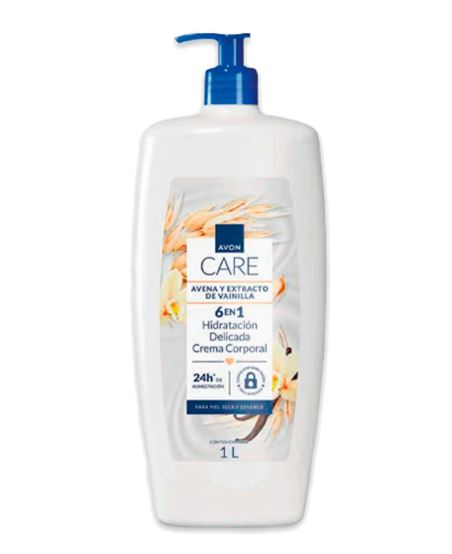 Crema corporal con Avena y extracto de vainilla 6en1 1000ml Avon