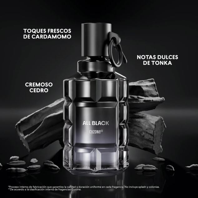 All black 90ml Cyzone