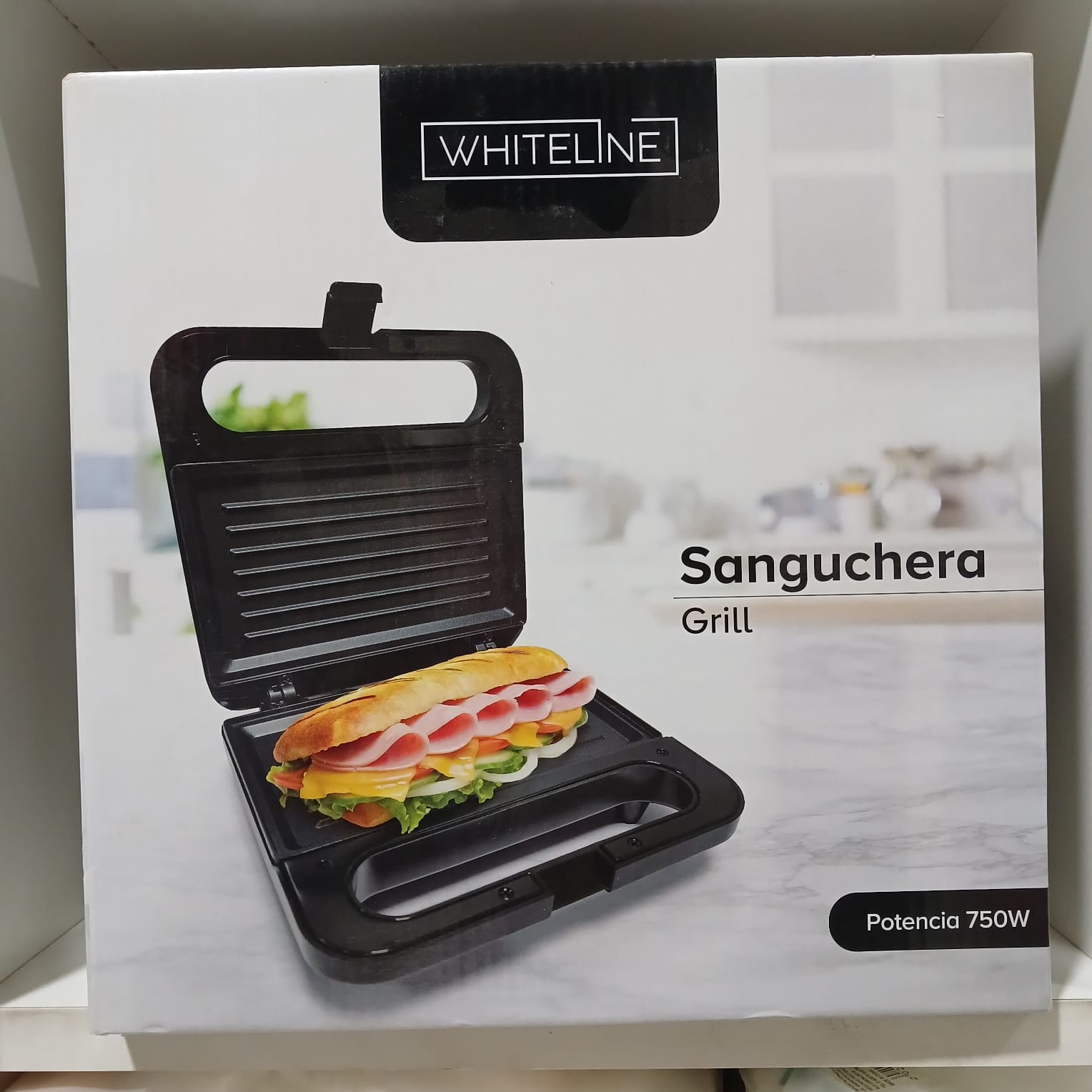 Sanguchera grill Whiteline