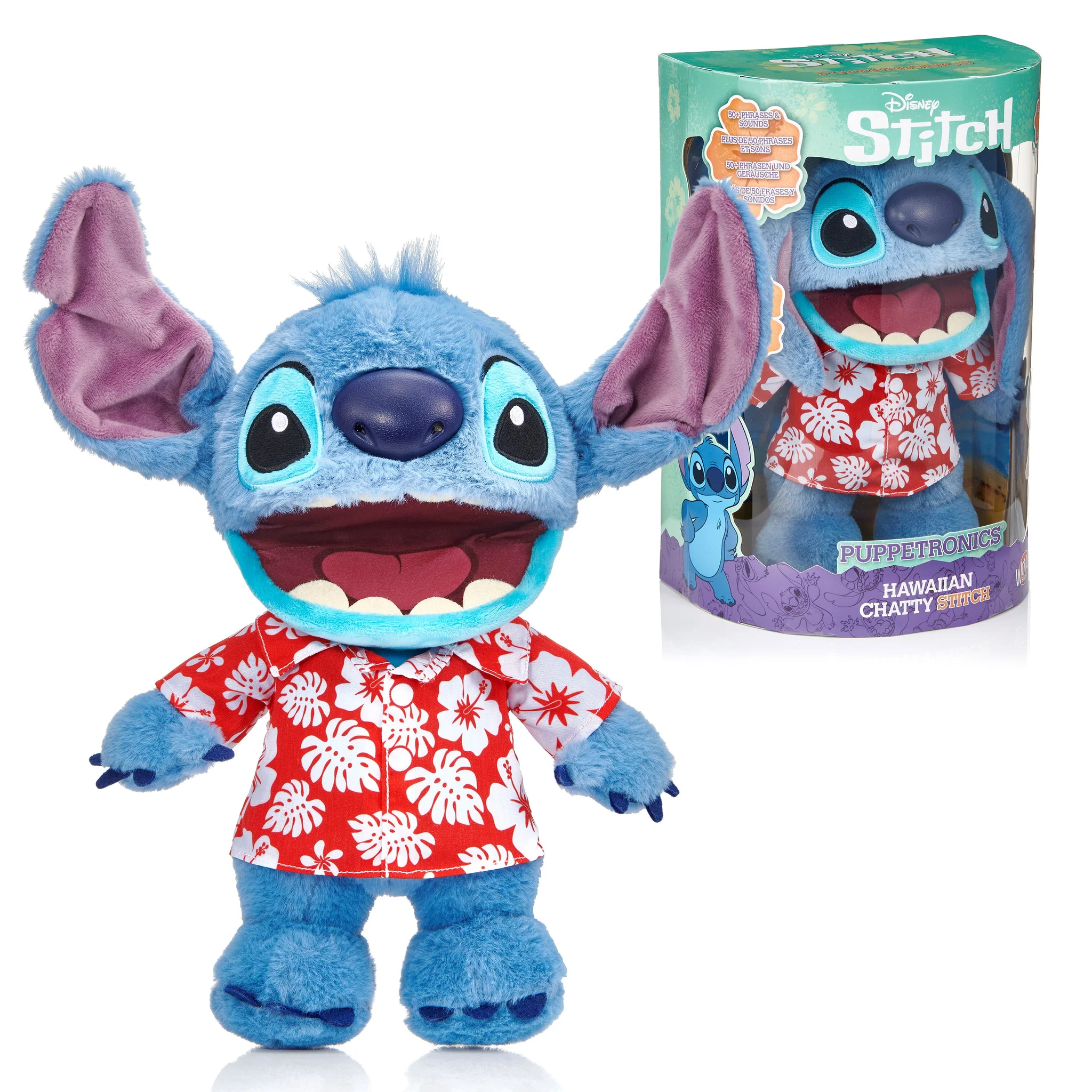 STITCH HAWAIIAN CHATTY DISNEY MAS 50 FRASES Y SONIDOS DIS102701 