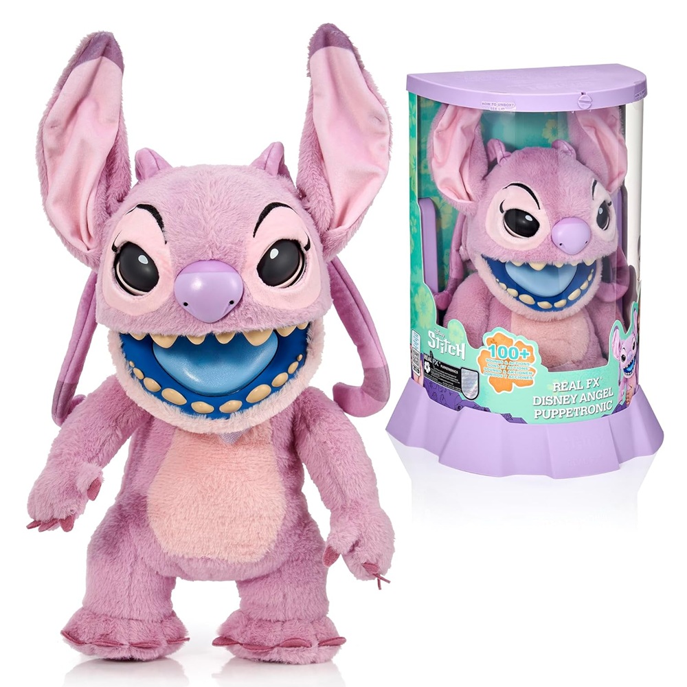 ANGELA ANIMATRONICO STITCH REAL FX DISNAY MAS DE 100 FRASES Y SONIDOS 45CM DIS-1030-01 