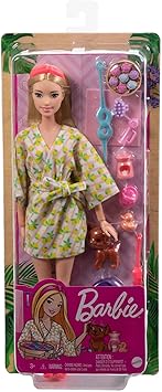 MUÑECA BARBIE SPA  ARTICULABLE CON ACCESORIOS MATTEL COD/HKT73-HKT90
