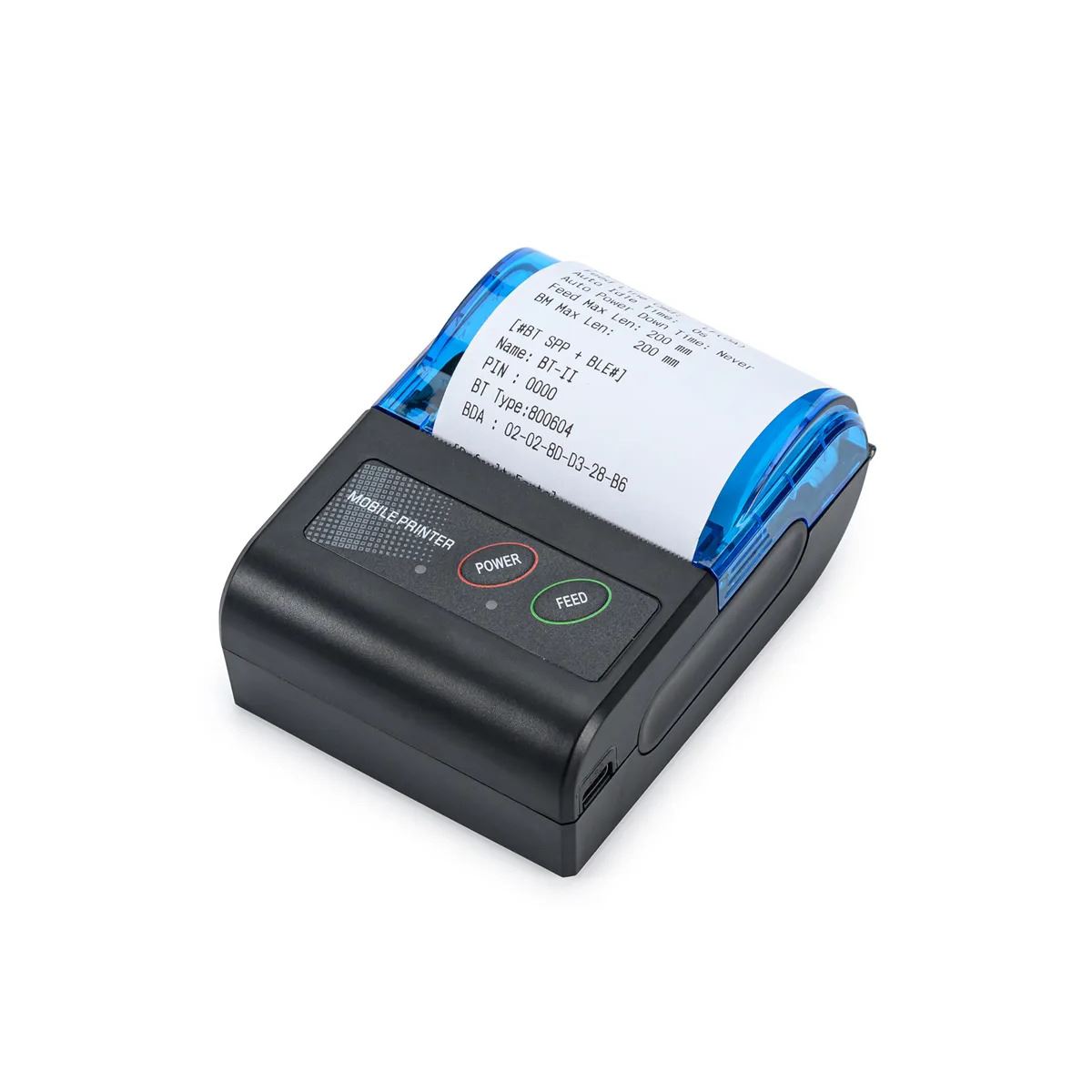 Impresora Ticketera Portátil Térmica USB Bluetooth 58mm - Celular o PC