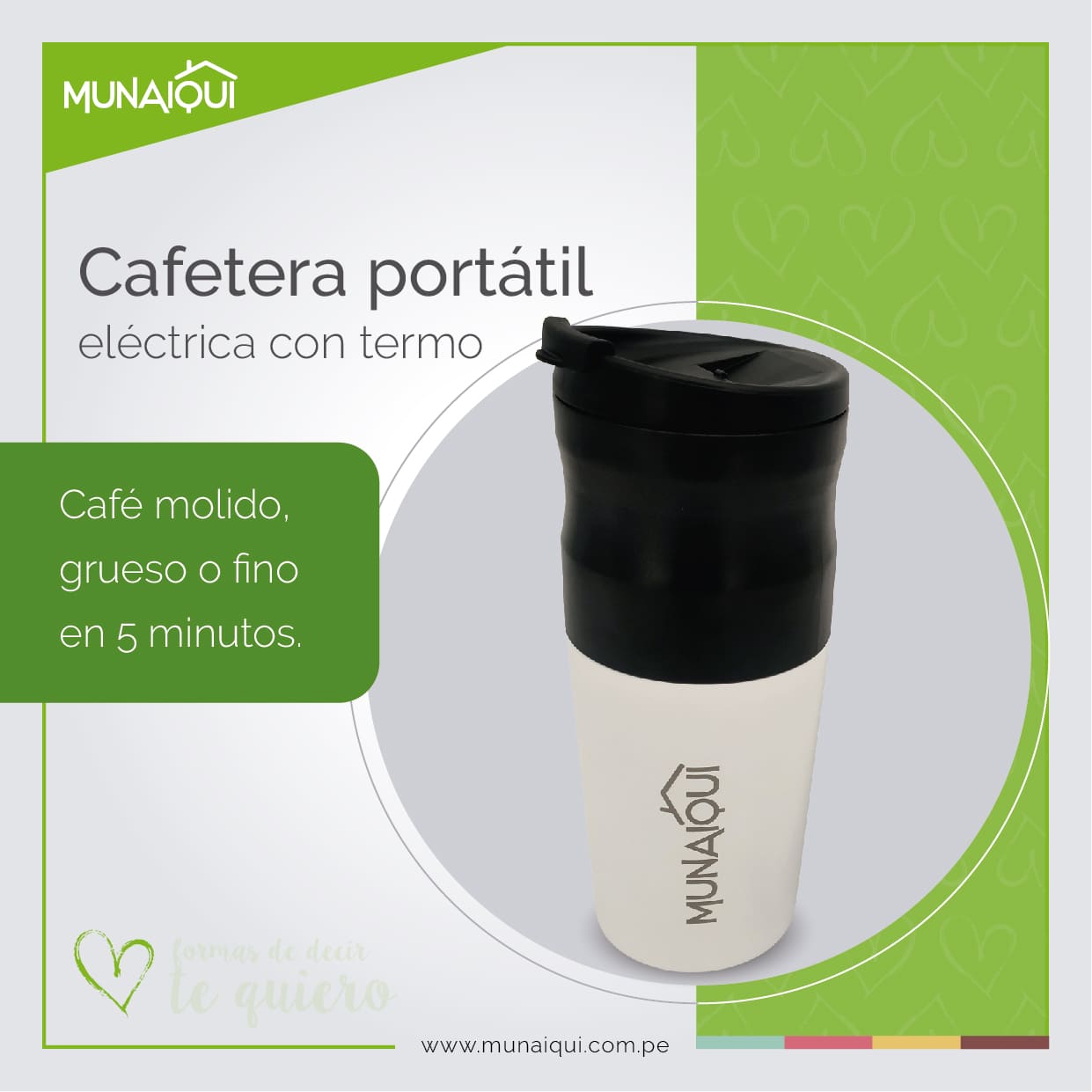 CAFETERA ELÉCTRICA PORTÁTIL, KIT