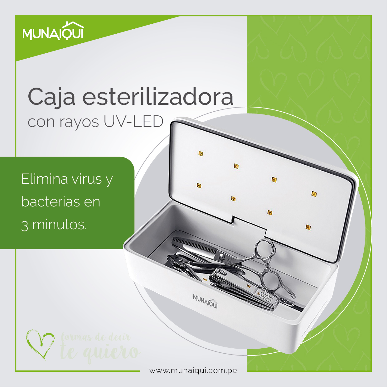 CAJA ESTERILIZADORA UV LED