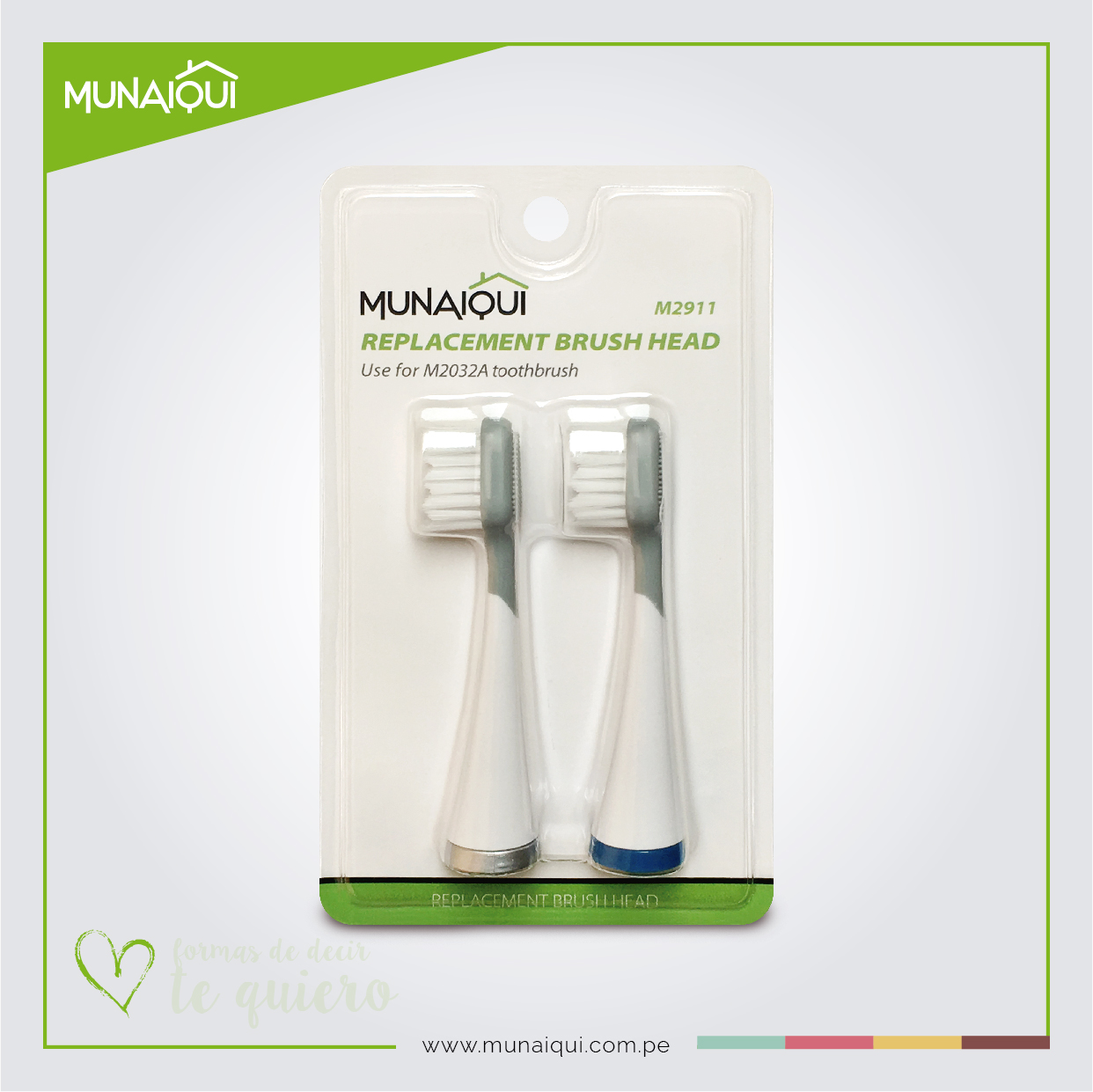 PACK CABEZAL REPUESTO CEPILLO ELÉCTRICO X UNIDAD