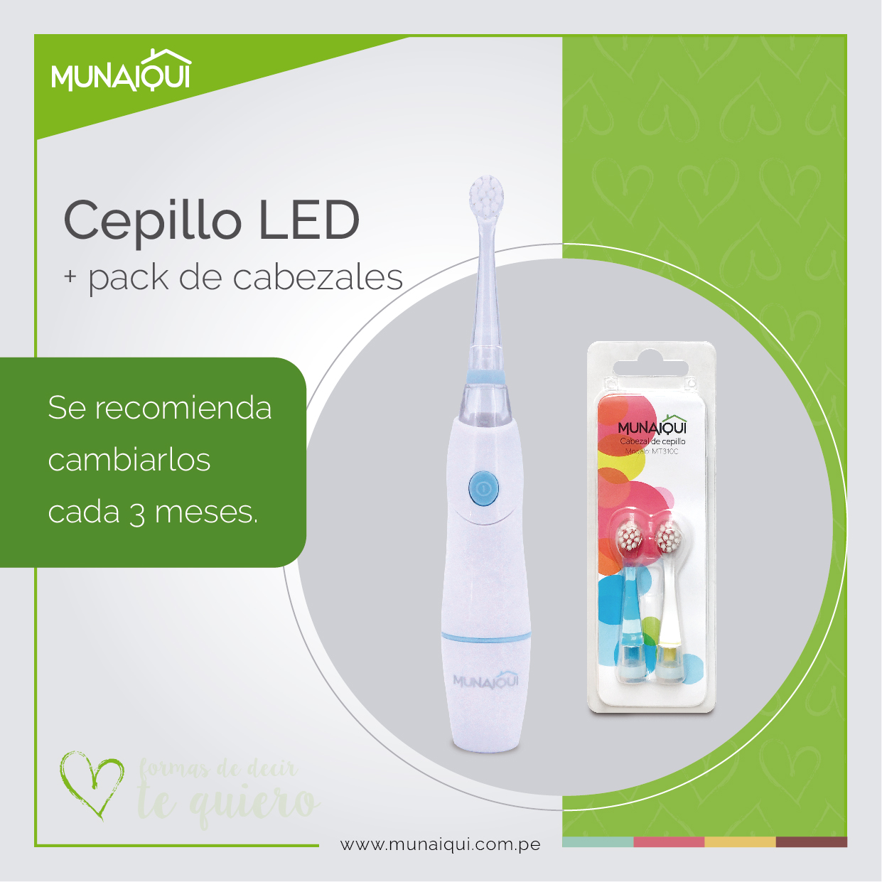 Pack cepillo para bebes
