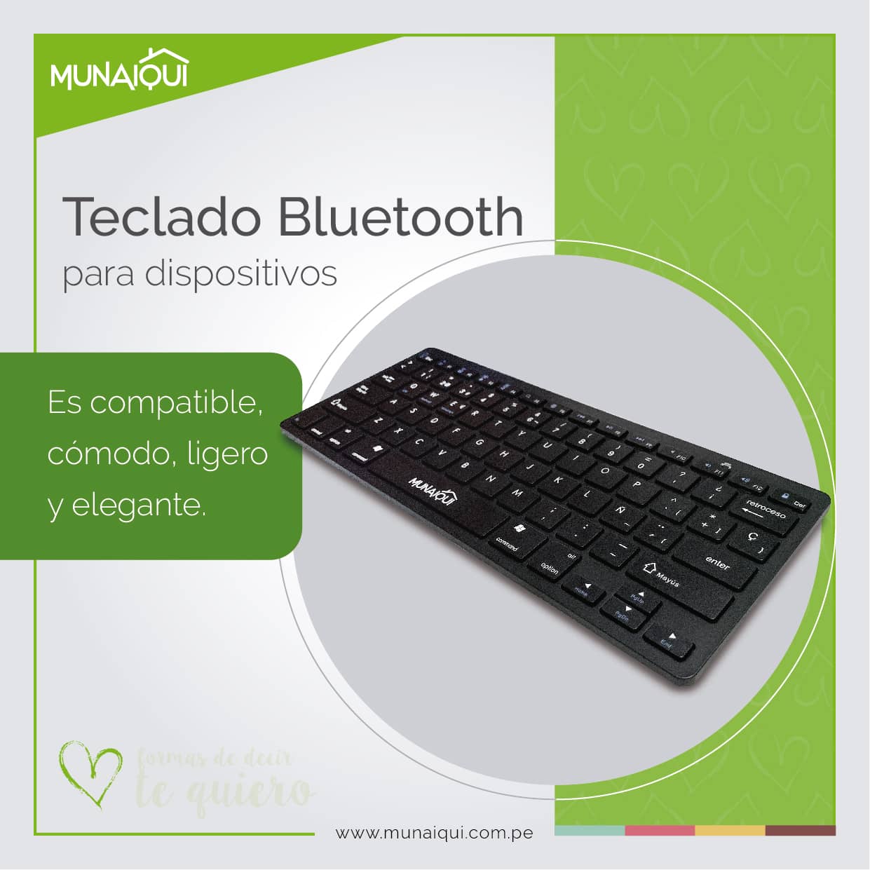 TECLADO BLUETOOTH MODELO MBT010