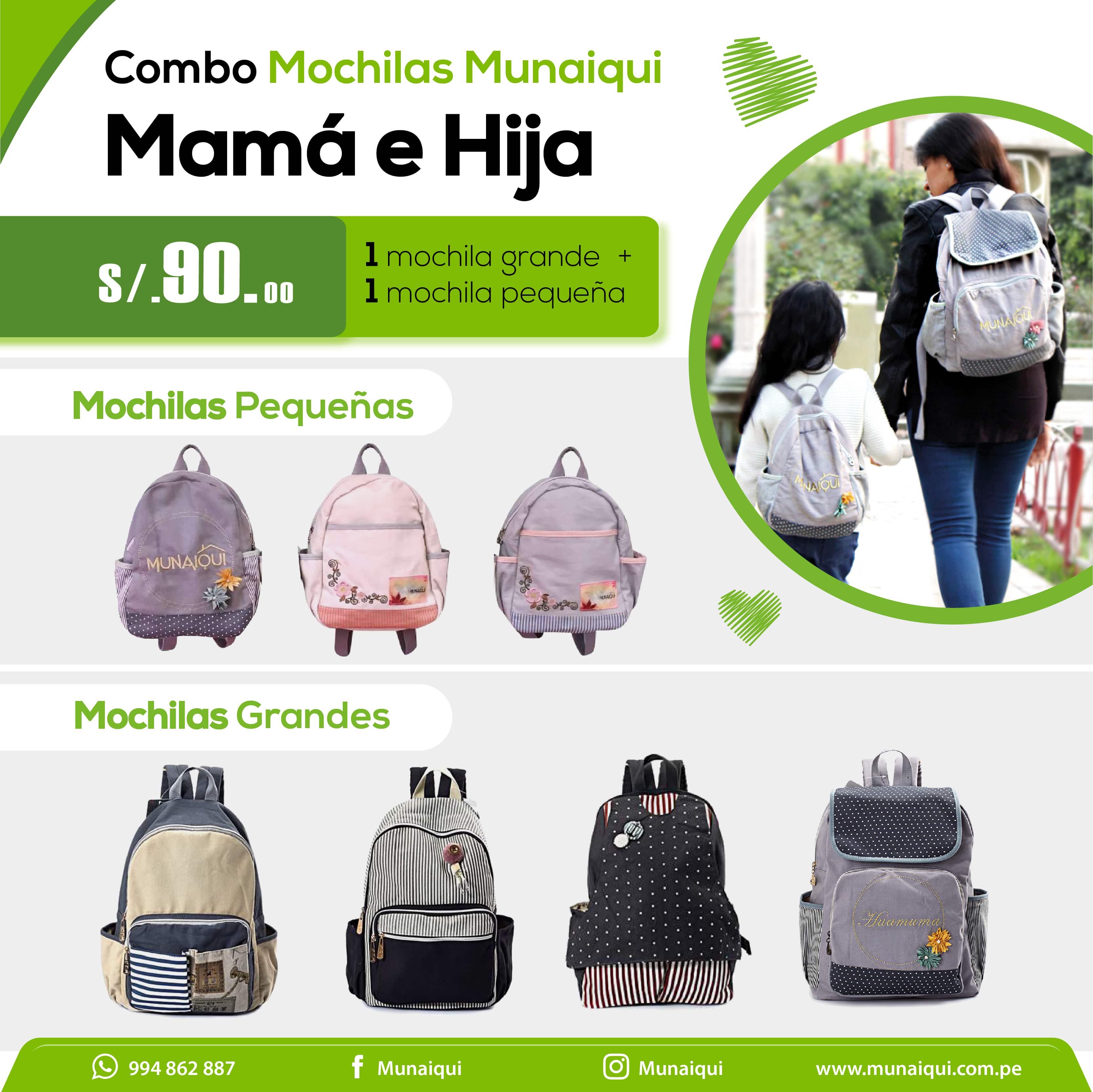 Combo Mochilas