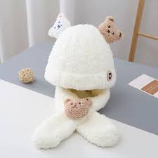 GORRO Y CHALINA OSITO BLANCO