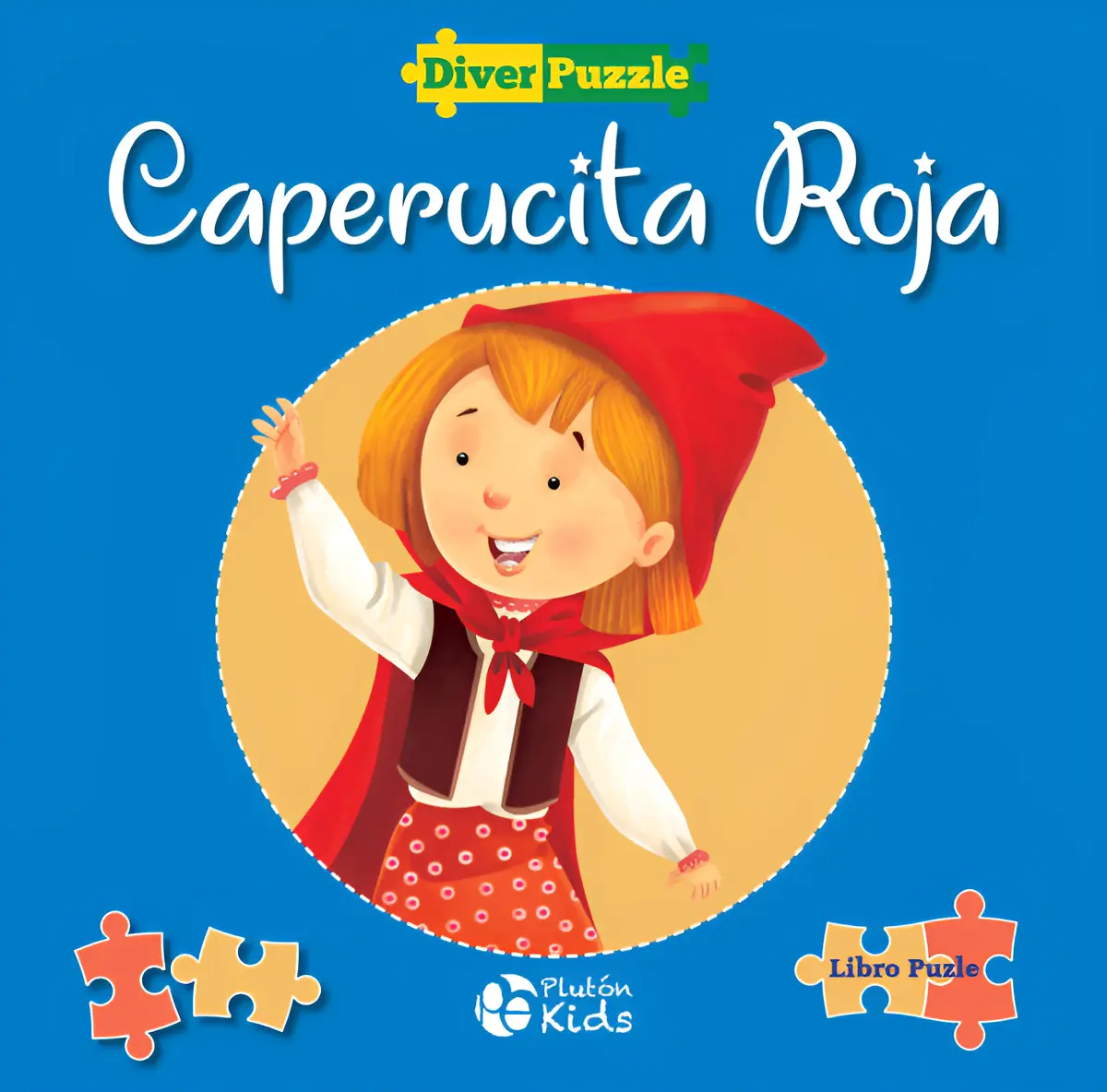 LIBRO DIVERPUZZLE CAPERUCITA ROJA