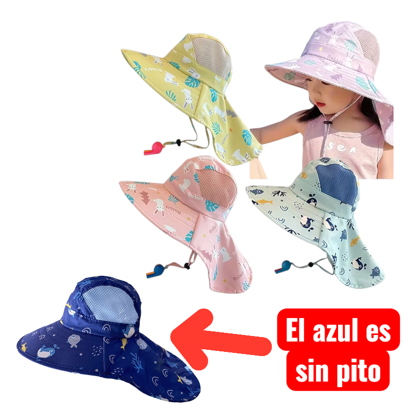 SOMBRERO CON TAPA SOL