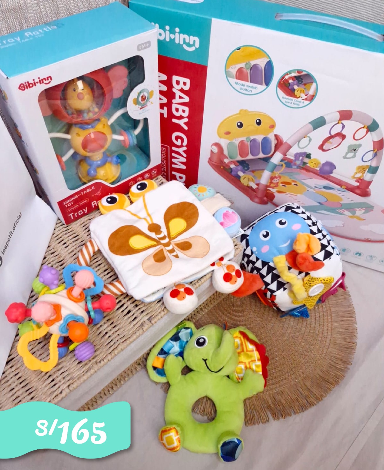KIT DE ESTIMULACIÓN POLLITO 0 MESES A +