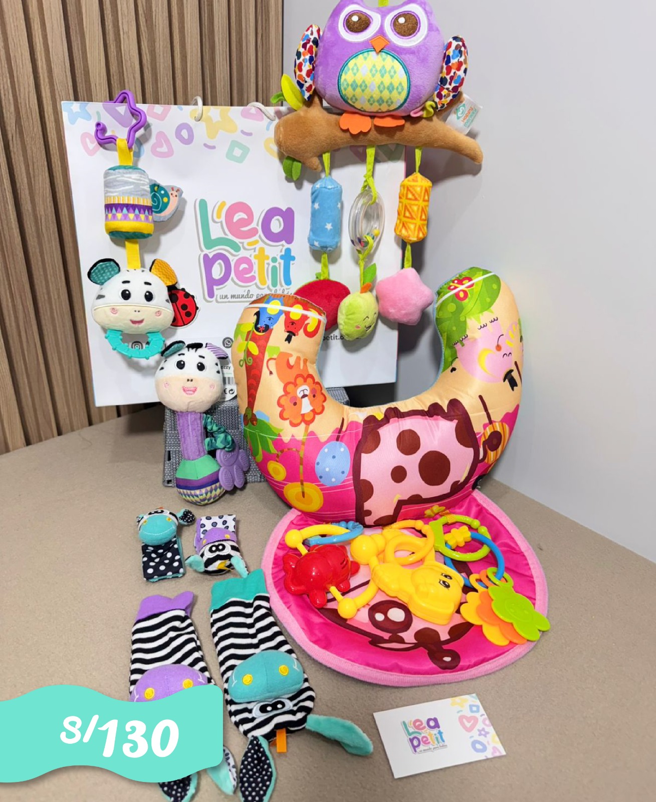 KIT DE ESTIMULACIÓN BUHO 0 MESES A +
