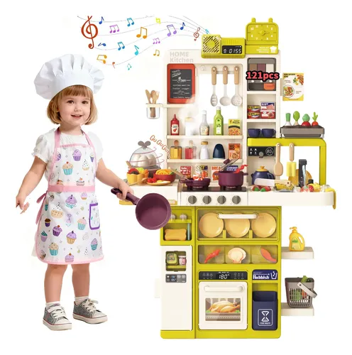 COCINA DE 121 PCS VERDE 103X26X68.5 CM