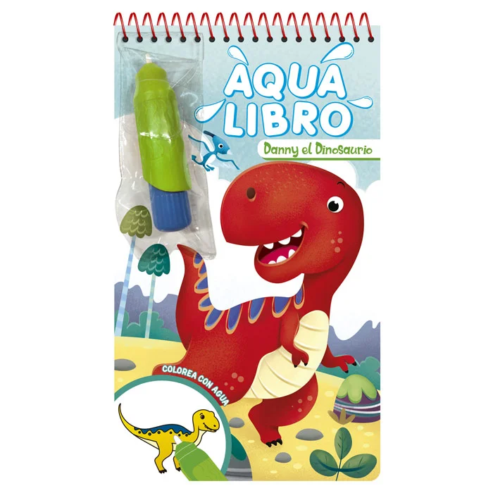 AQUA LIBRO DANNY DINOSAURIO C PLUMON