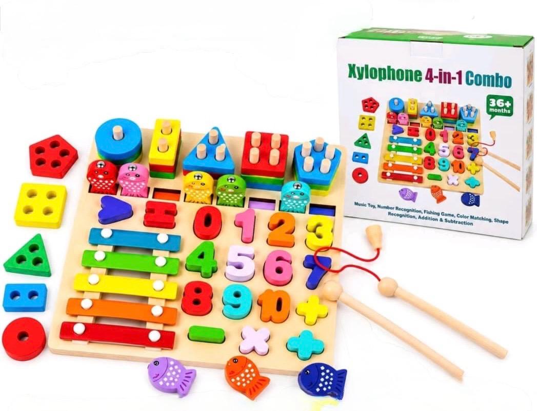 TABLERO MULTIFUNCIONAL 4 EN 1 C XILOFONO