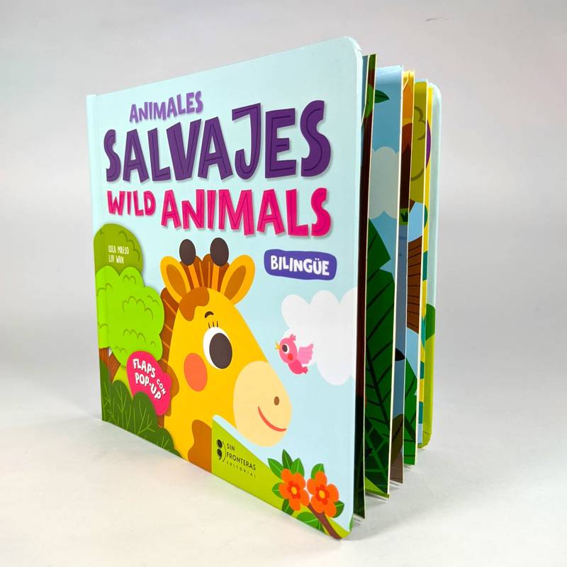 LIBRO ANIMALES SALVAJES FLAPS C POP  UP