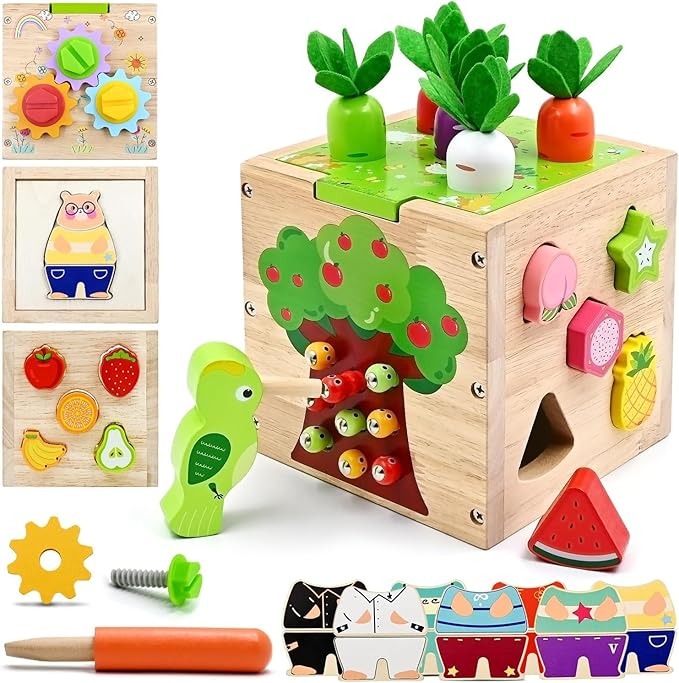 CUBO DE VERDURAS Y ENGRANAJES MULTIFUNCIONAL