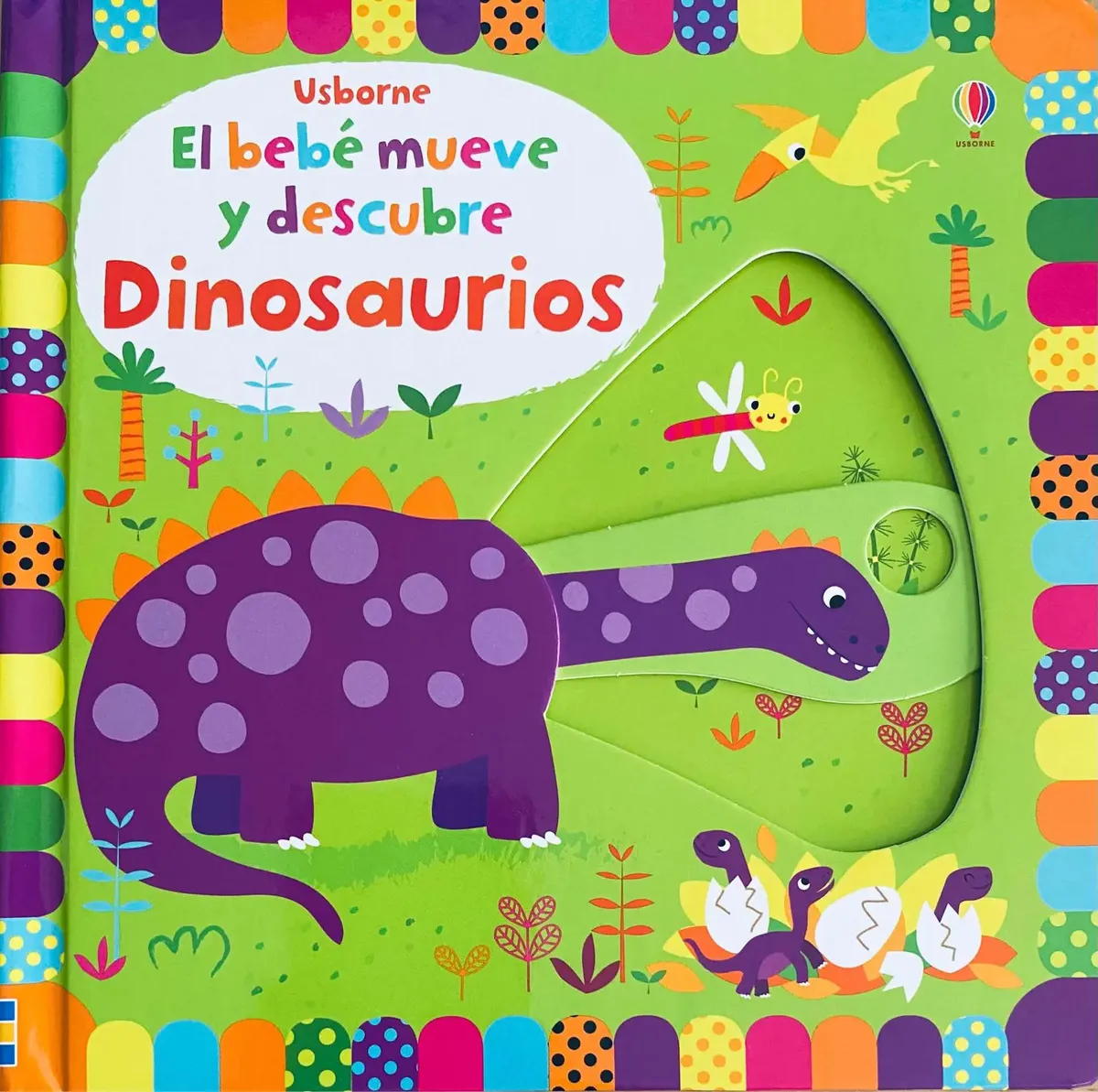LIBRO EL BEBE MUEVE Y DESCUBRE DINOSAURIOS