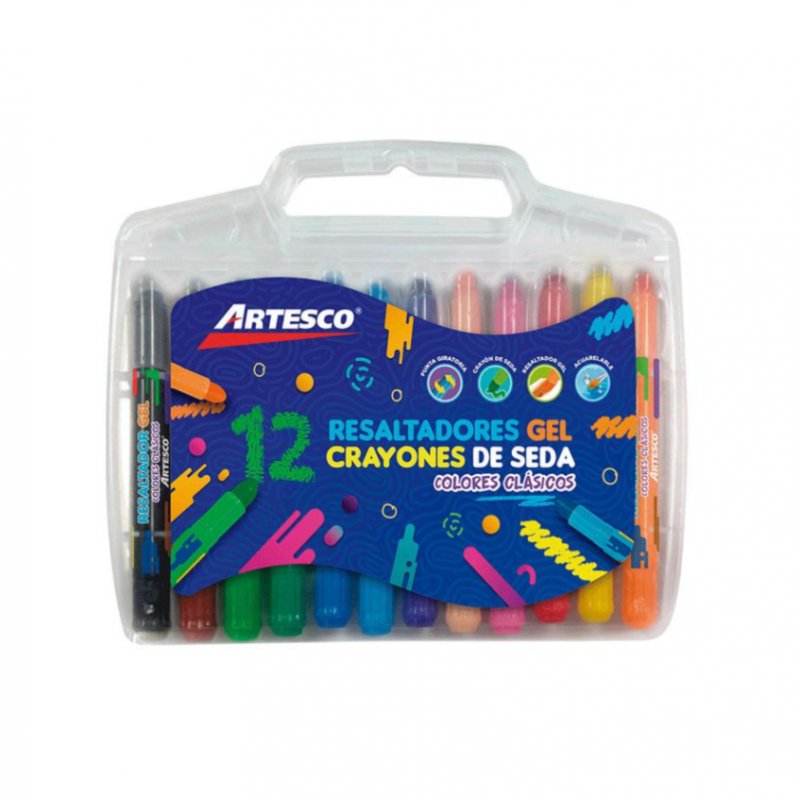 CRAYON ARTESCO EN GEL X12