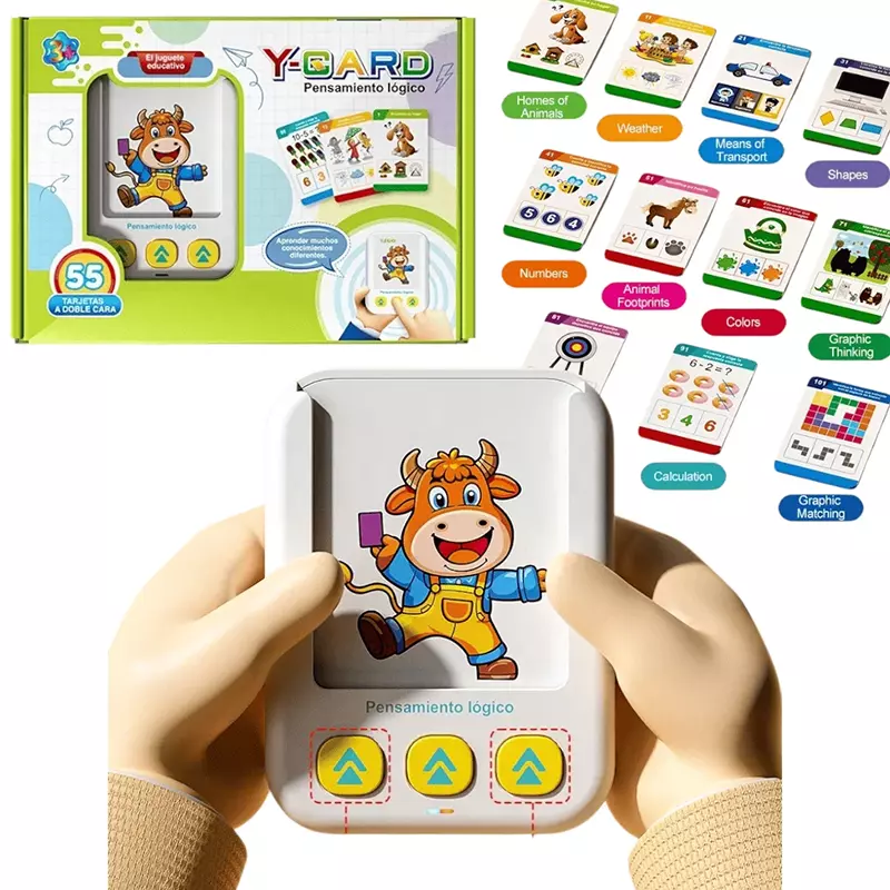 LECTOR DE TARJETAS COGNITIVO BILINGÜE YCARD