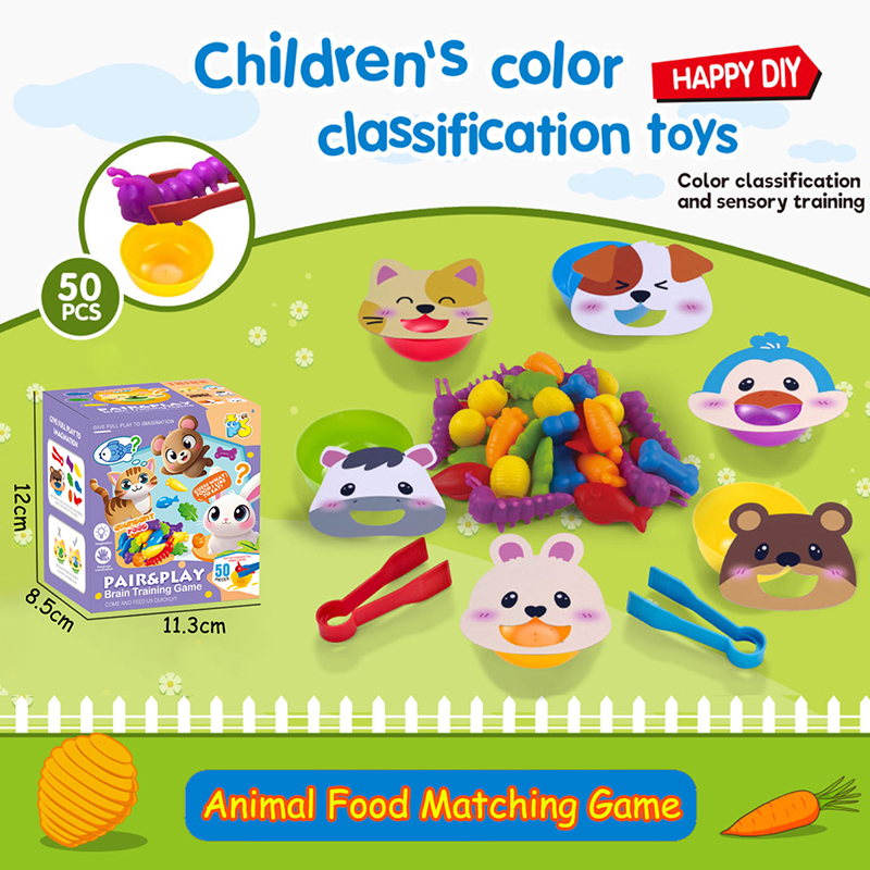 JUEGO DE CLASIFICACIÓN CON CARITAS Y PINZAS