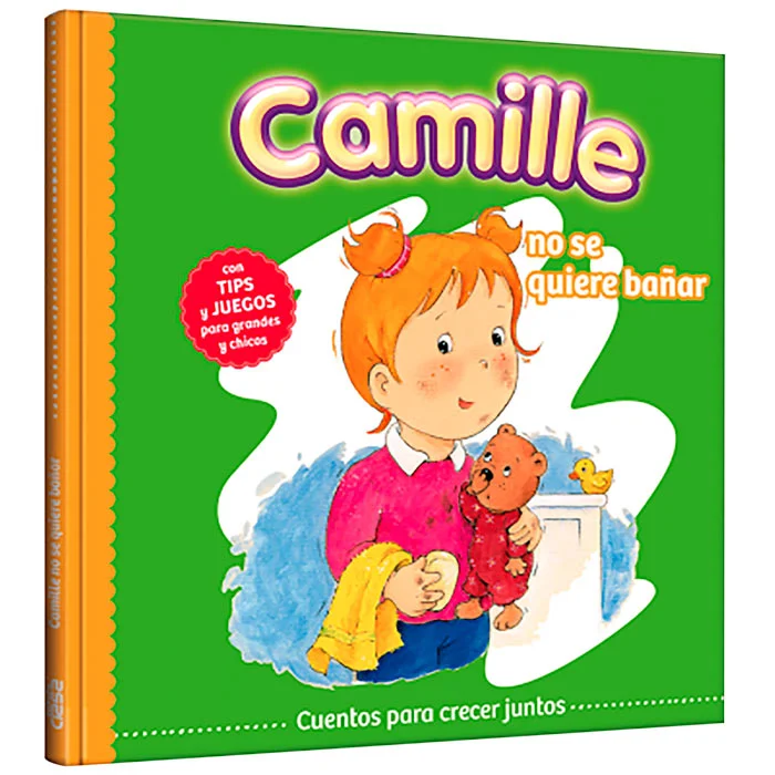 LIBRO CAMILLE NO SE QUIERE BAÑAR