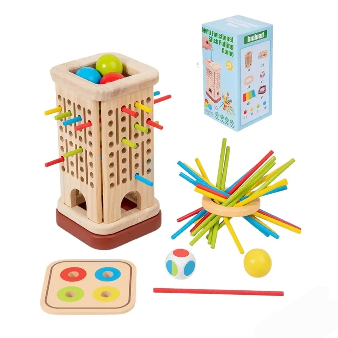 JUEGO PARA SACAR PALITOS DE MADERA