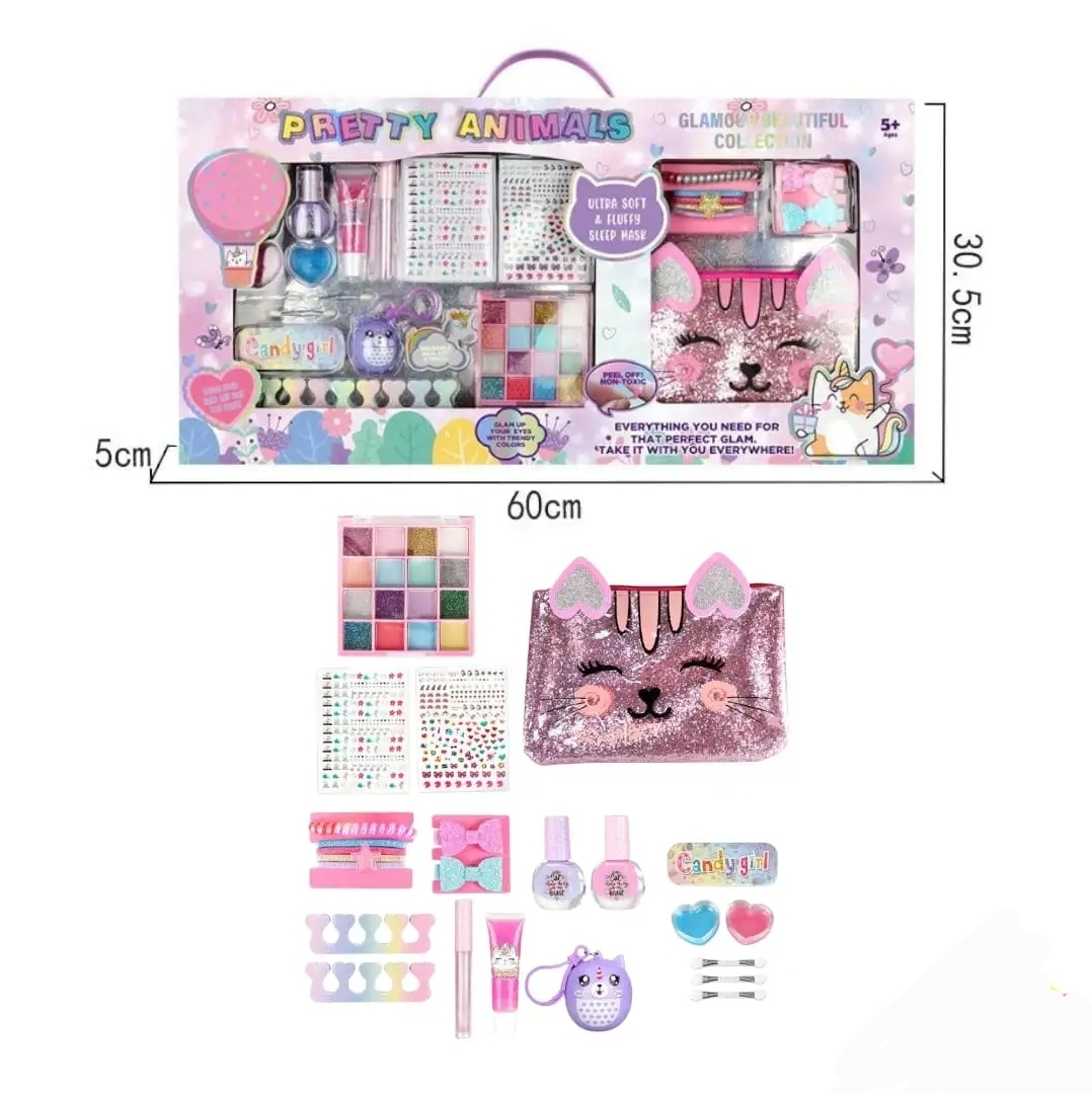 MAQUILLAJE CON CARTERA GRANDE