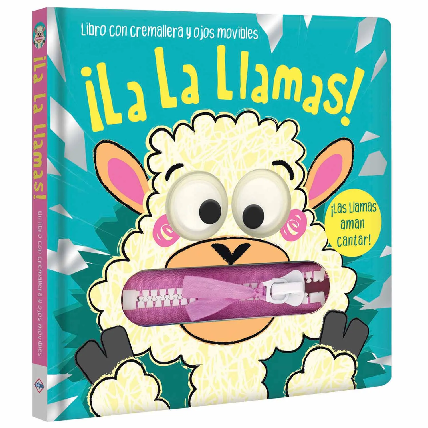 LIBRO C CREMALLERA Y OJOS MOVIBLES ¡LA LA LLAMAS!