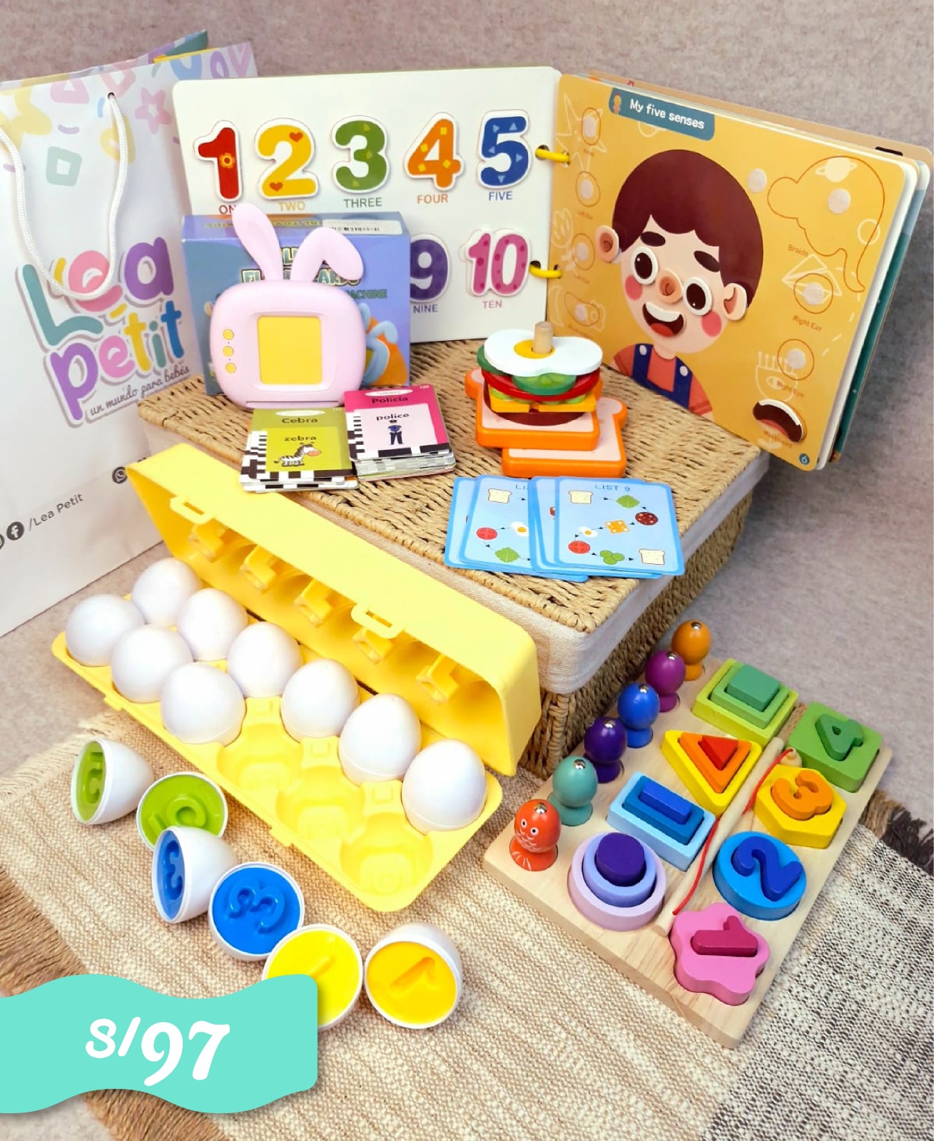 KIT DE ESTIMULACIÓN JABA 18 MESES A +