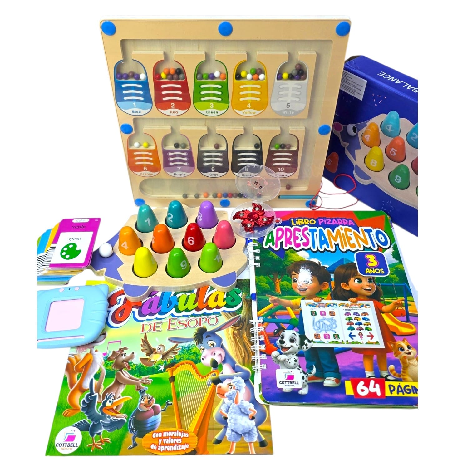 KIT DE ESTIMULACIÓN DE 3 AÑOS A MAS