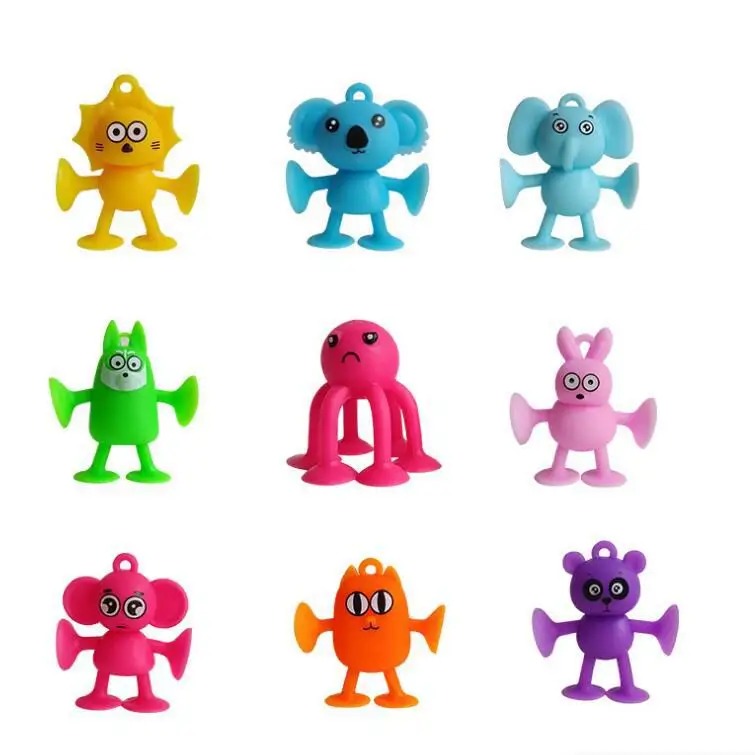 ANIMALITOS C VENTOSA 9 PCS CAJA