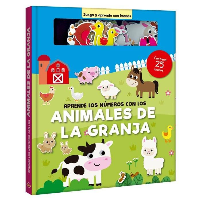 LIBRO JUEGA Y APRENDE CON IMANES GRANJA
