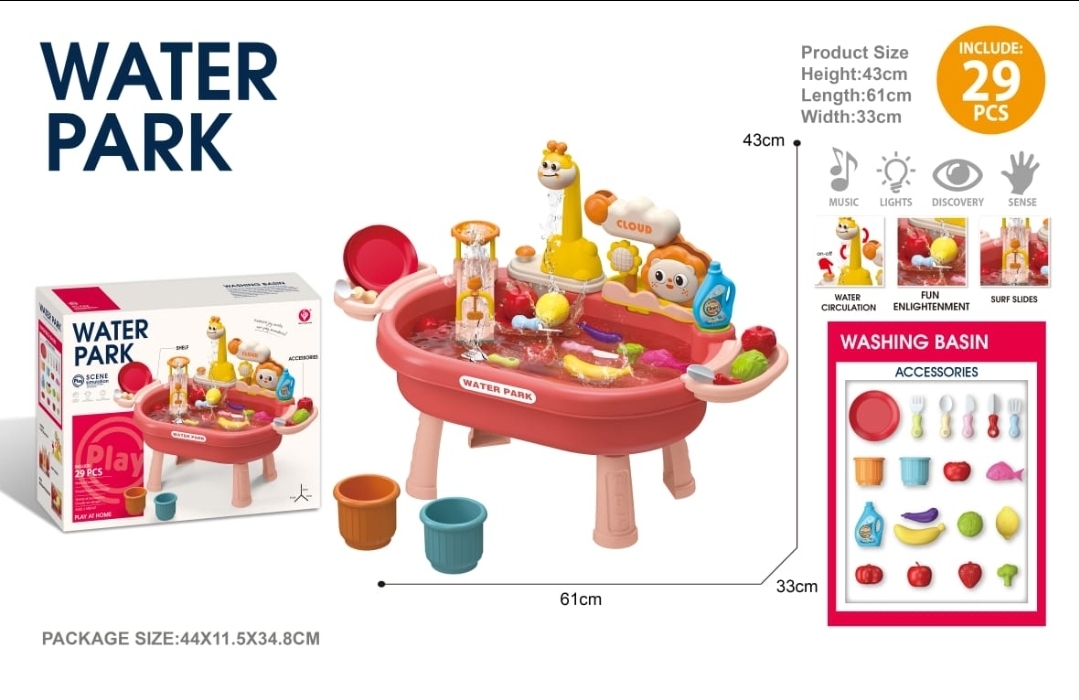 LAVADEROS MESA  JUEGO DE AGUA